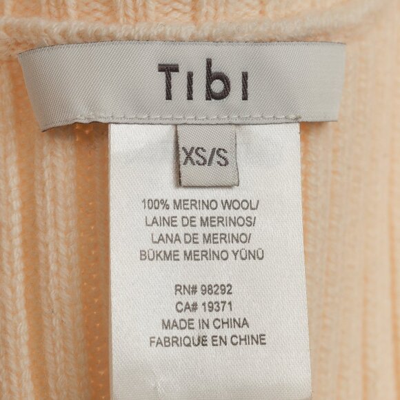 Tibi AW/19 Off-White Merino Rib Apron Turtleneck Dicky - Picture 7 of 9